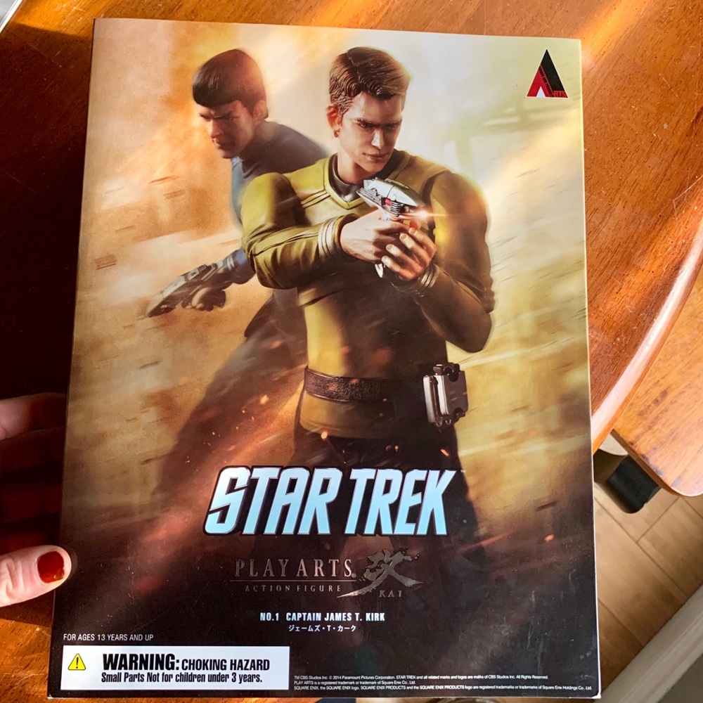 Sealed Star Trek Captain Kirk figurine